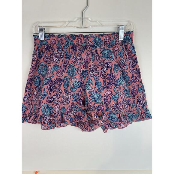 Romantic nautical ladies lounge shorts Simply Southern Sz S - Picture 1 of 8